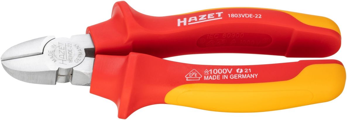 Hazet 1803VDE-22 Zijsnijder ge&iuml;soleerd lengte 160 mm