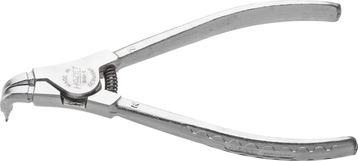 Hazet 1846D-0 Tang voor borgringen lengte 139 mm buitenborgringen 3-10 mm gebogen