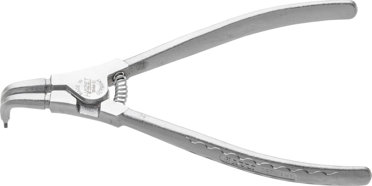 Hazet 1846D-2 Tang voor borgringen lengte 180 mm buitenborgringen 19-60 mm gebogen