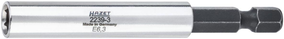 Hazet 2239-3 Adapter 1/4" zeskant massief 1/4" zeskant hol lengte 75 mm