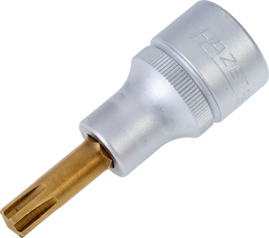 Hazet 991-8 Dopsleutelbit 1/2" vierkant hol Binnenspieprofiel Ribe-CV SW M8