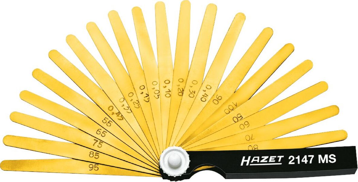 Hazet 2147MS Voelermaat lengte 106 mm 0,05&thinsp;&ndash;&thinsp;1,0