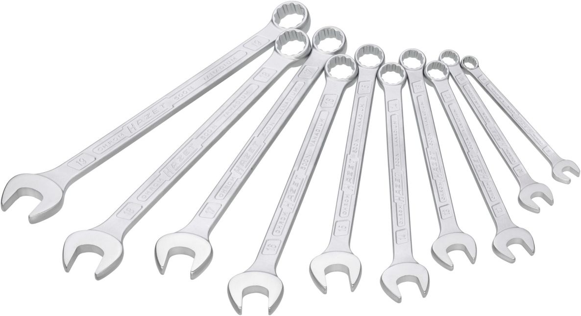 Hazet 600SPC/10 Ringsteeksleutelset Buiten-tractieprofiel twaalfkant 10-delig