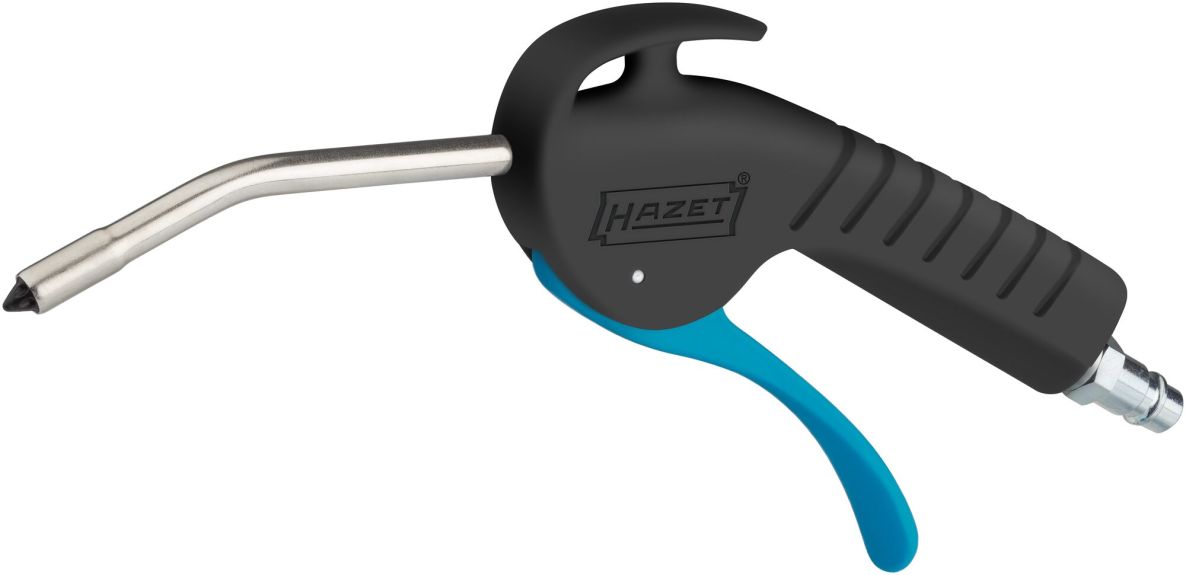 Hazet 9040P-3 Uitblaaspistool 100 mm geluidsarm met gebogen buis lengte 255 mm