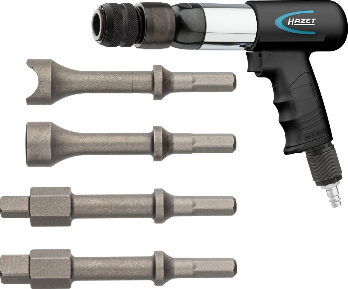 Hazet 9035V/5 Pneumatische Vibratiebeitelset 5-delig