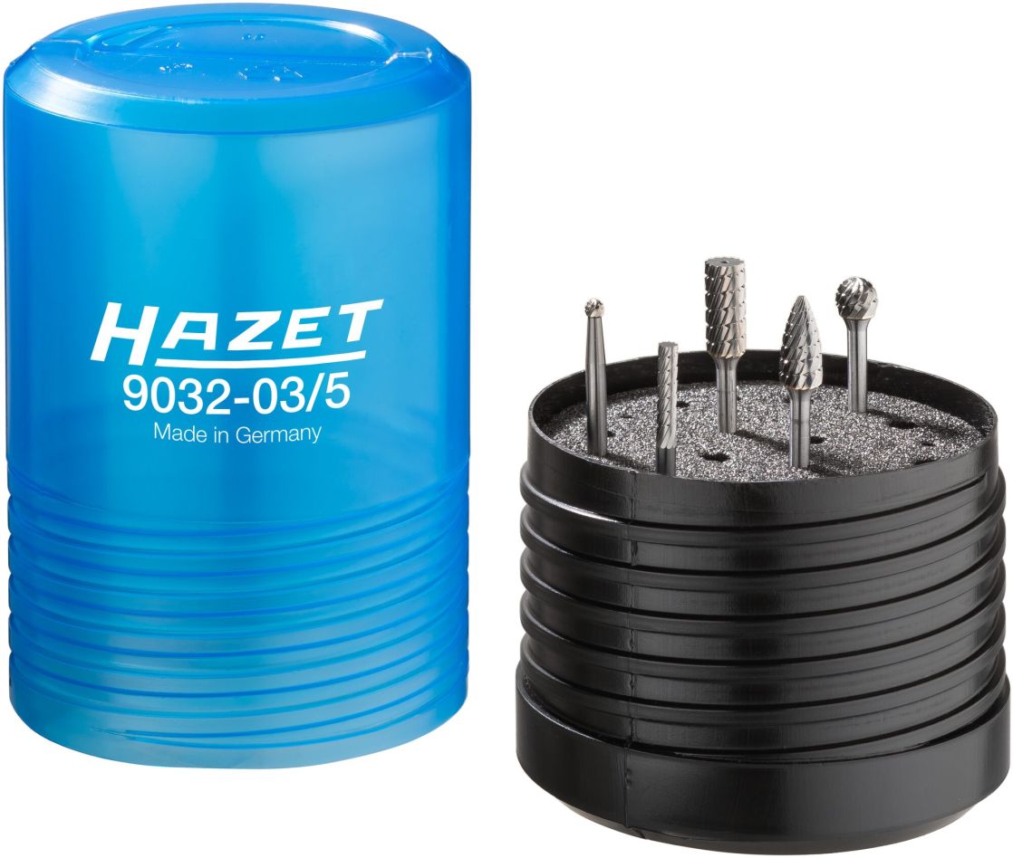 Hazet 9032-03/5 Hardmetalen freespenset 3 mm 5-delig