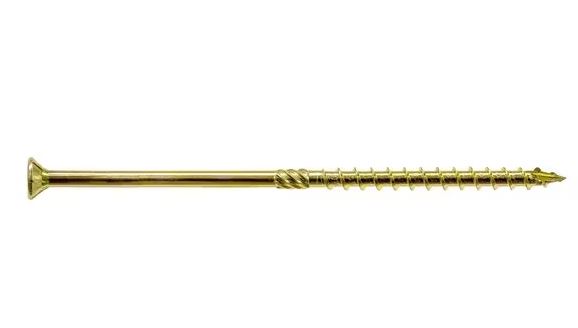 Technofast HBS-60240-VT30 Houtconstuctieschroeven 6,0 X 240 mm Geel verzinkt Torx 30