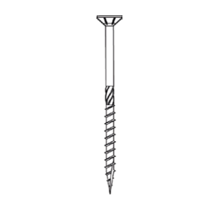 Technofast HBS-60280-CH30 Houtbouwschroef vlakkop Torx 6.0 x 280 mm 100 Stuks