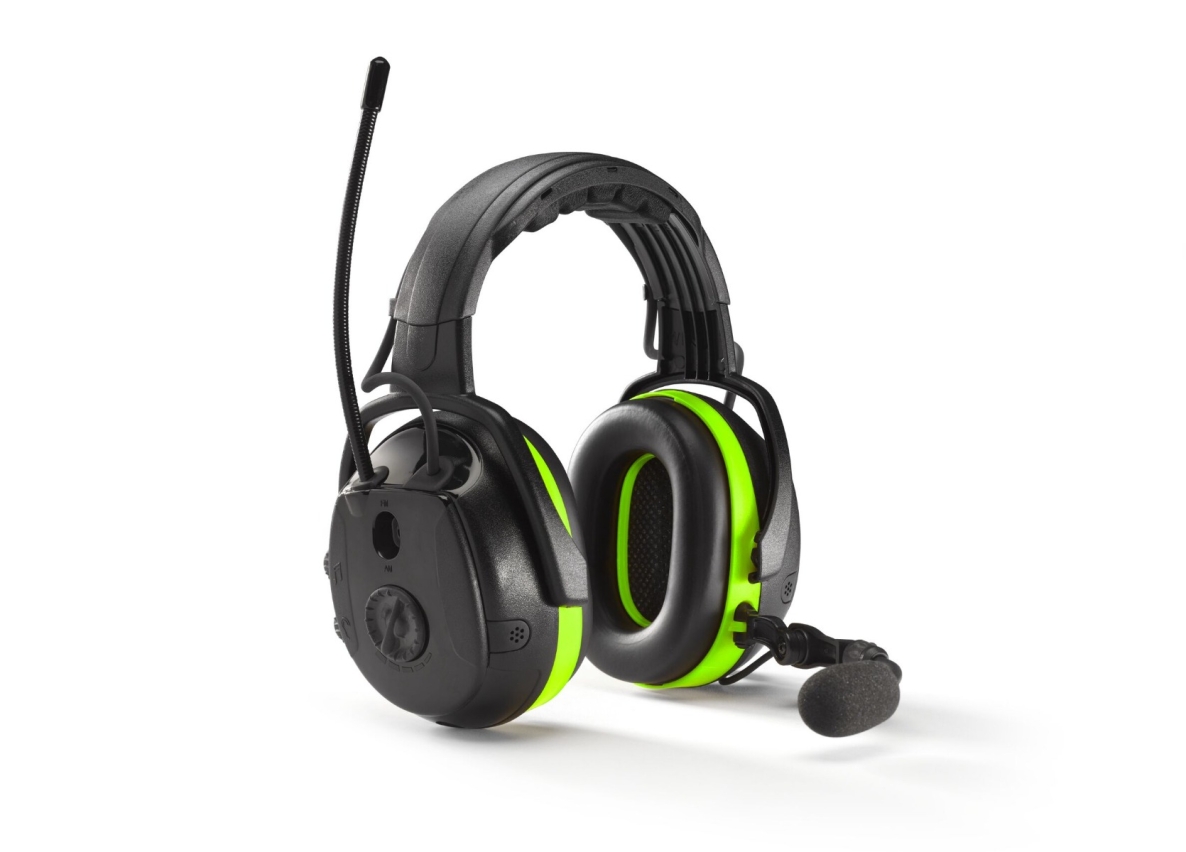 Hellberg 49012-001 SYNERGY MULTI-POINT Gehoorkap hoofdband SNR 30dB met BT/MP/AM/FM Radio + LD