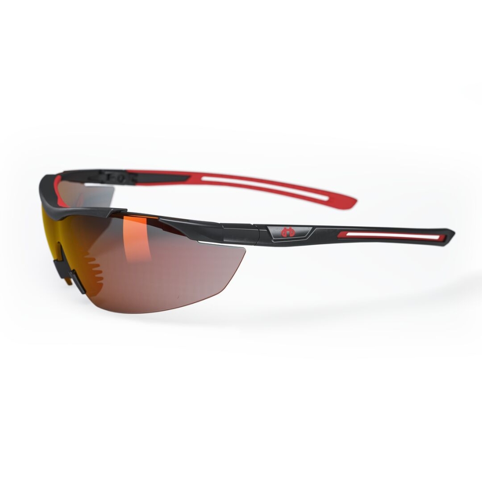 Hellberg 23333-001 Argon Veiligheidsbril AF+AS smoke rood