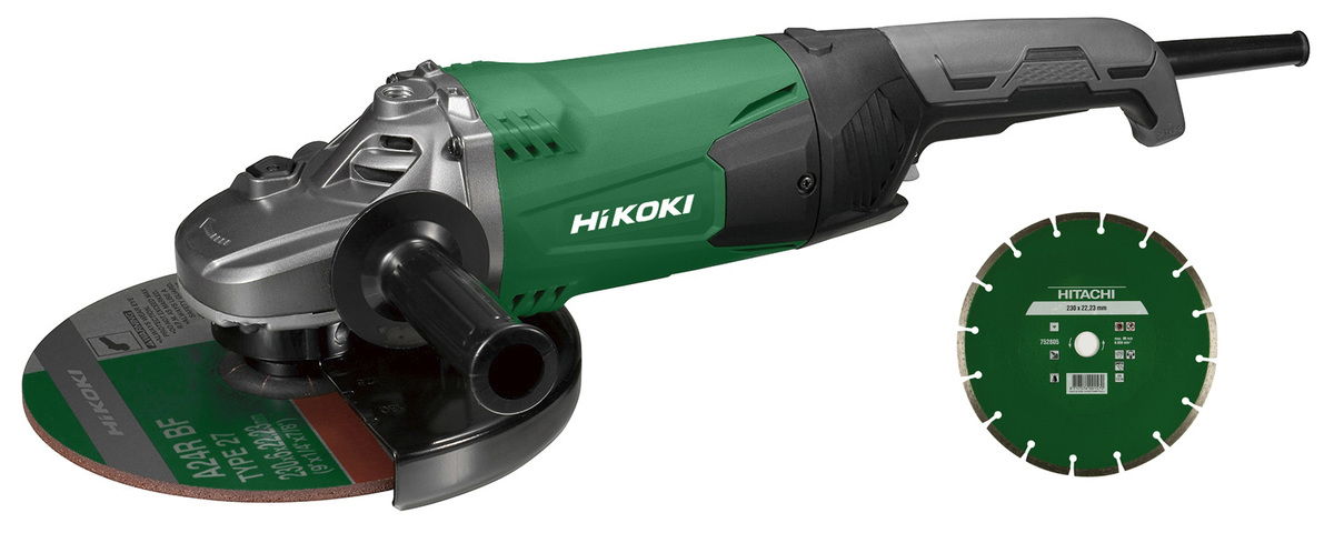 HiKOKI G23SW2W7Z Haakse slijper 230 mm 2200 Watt