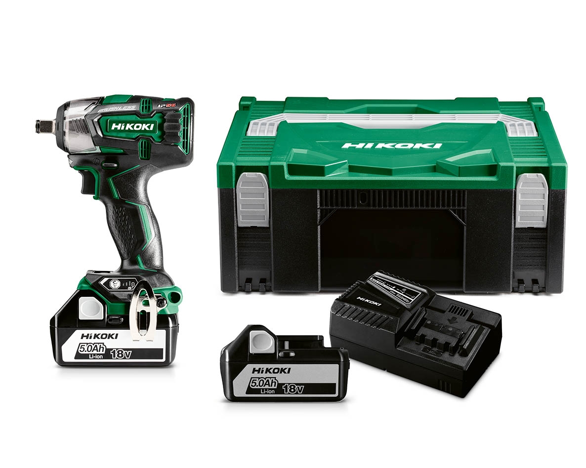 HiKOKI WR18DHWPZ Slagmoeraanzetter 18 Volt 5.0 Ah Li-ion in Hikoki System Case II