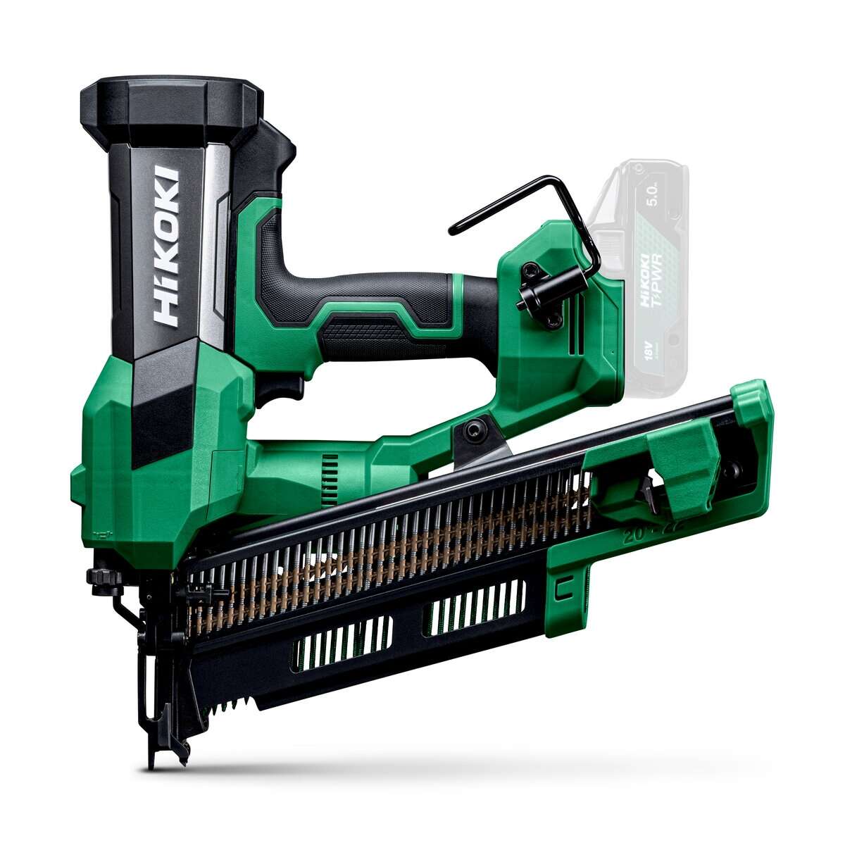 HiKOKI NR1890DRBW6Z Accu Constructietacker koolborstelloos 90 - 21&deg; 18V excl. accu en lader in koffer
