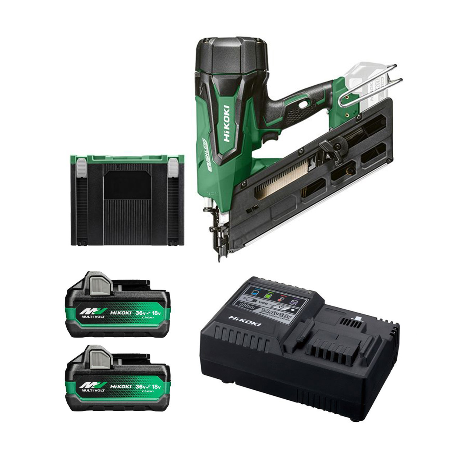 HiKOKI NR1890DCAW-set Accu Tacker 50-90mm 18 Volt 5.0Ah Li-Ion in HSC IV koffer