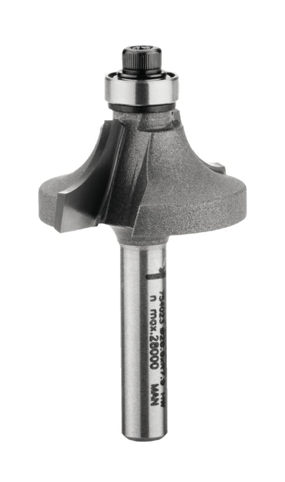 HiKOKI Accessoires 754022 6 mm kwartrondfrees met onderlager 25,4x50x6,3