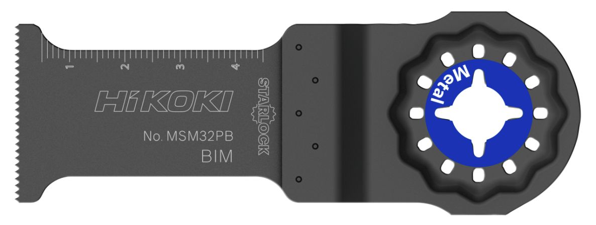 HiKOKI Accessoires 782715 5 multitool-bladen metaal BIM STARLOCK MSM32PB
