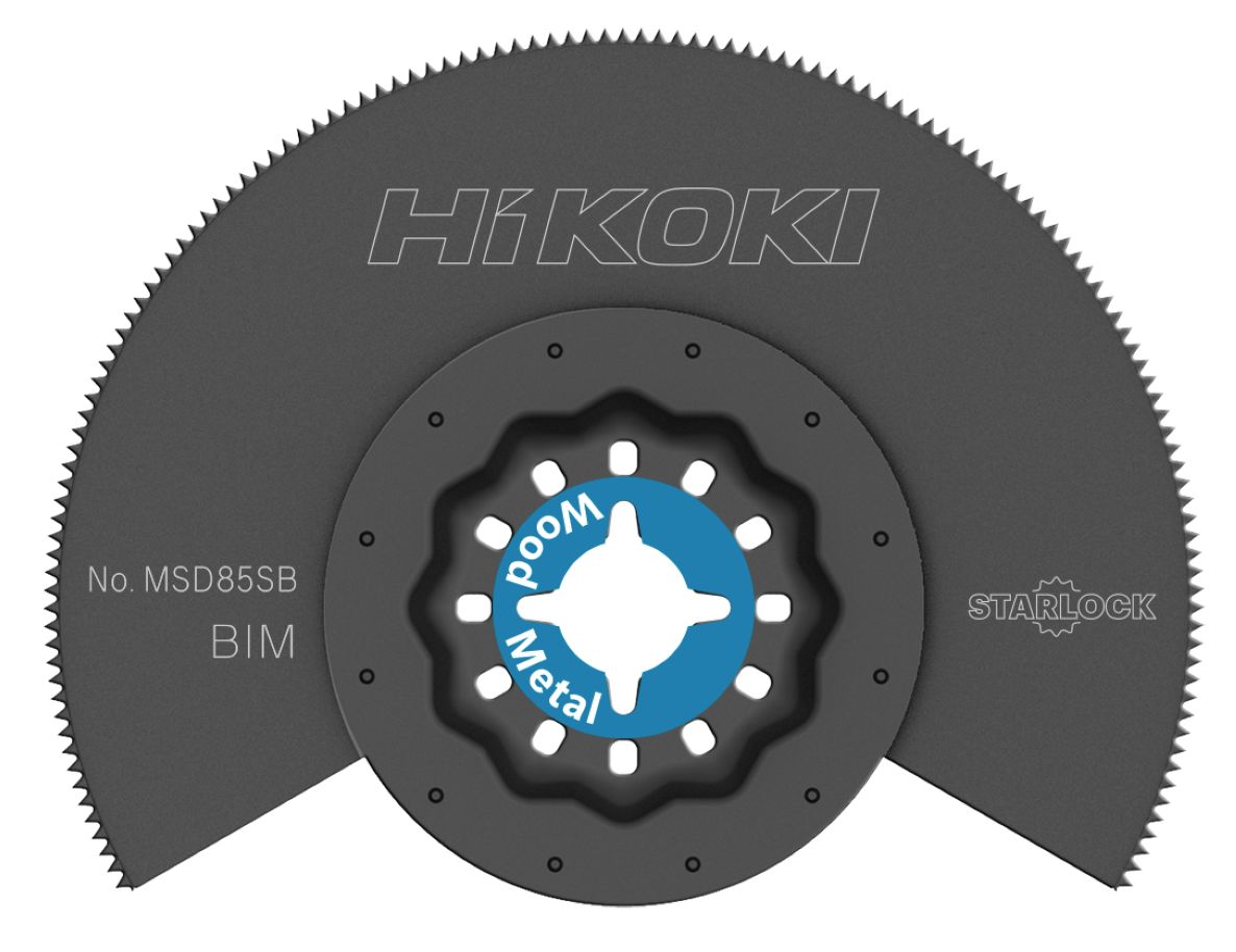 HiKOKI Accessoires 782724 Multitool-blad hout+metaal BIM STARLOCK MSD85SB