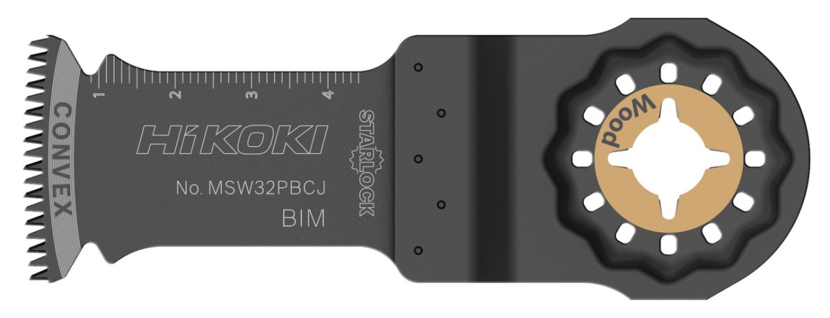 HiKOKI Accessoires 782737 Multitool-blad hout BIM STARLOCK MSW32PBCJ