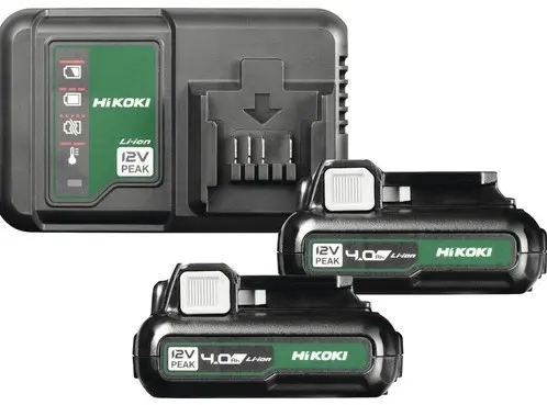 HiKOKI Accessoires UC12SLWFZ Accu powerpack 2x 12V 4,0Ah in DOOS