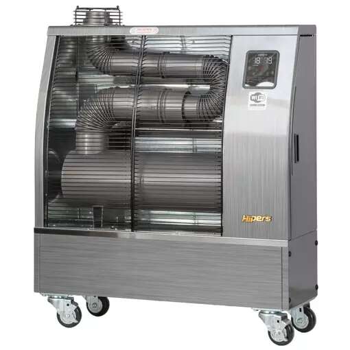 Hipers 722316850 WDP35IS Infrarood dieselstraler Pro 10,4 kW RVS motief 120-600 m³