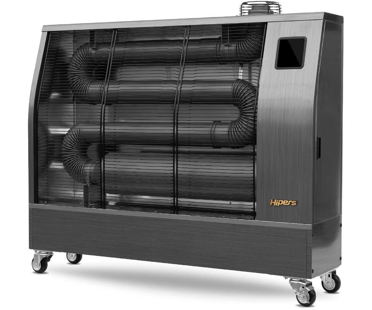 Hipers 722316855 WDP60IS Infrarood dieselstraler Pro 17,4 kW RVS motief 500-1600 m³