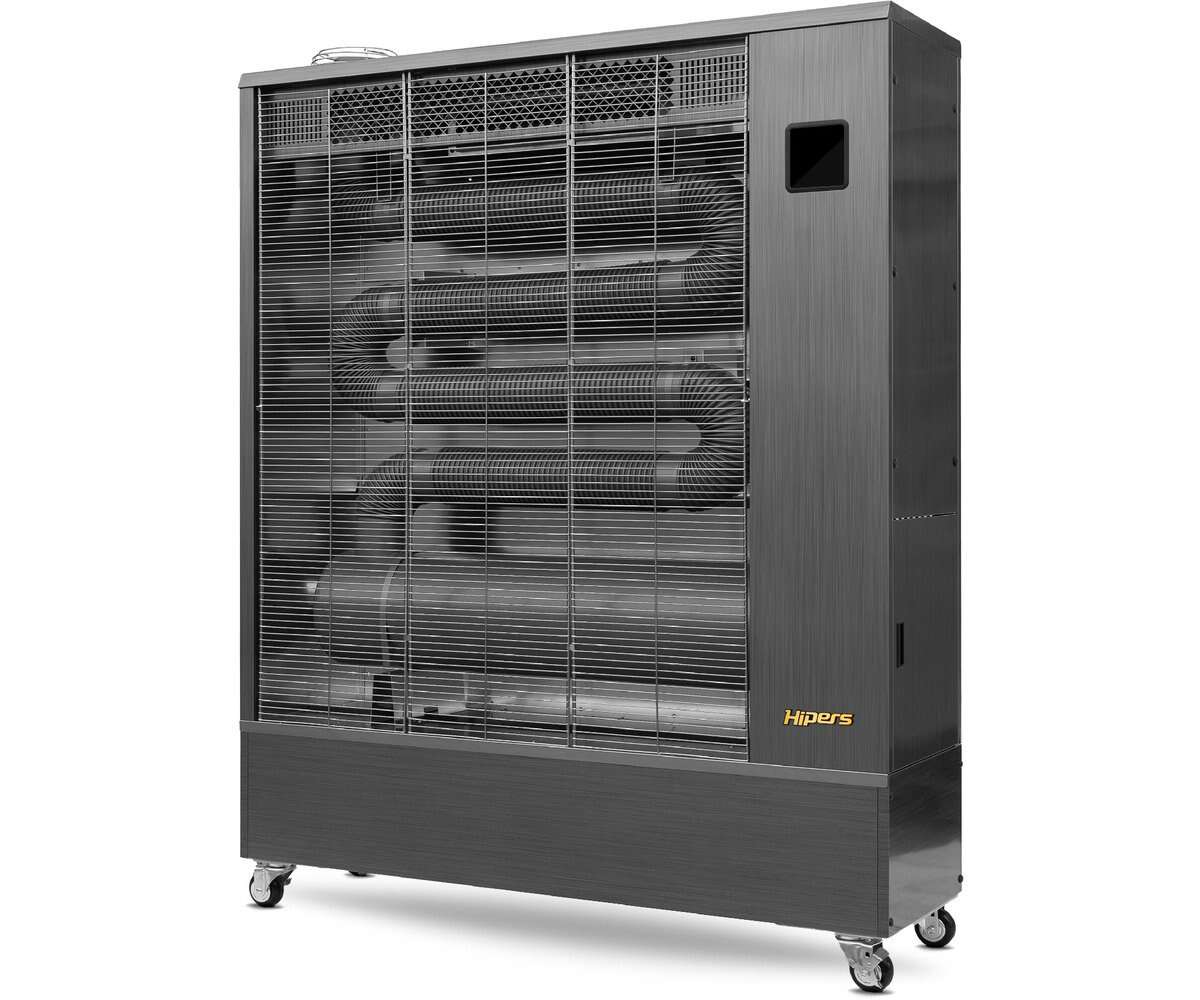 Hipers 722316862 WDP140IS Infrarood dieselstraler Pro 40,7 kW RVS motief 3500-6000 m³