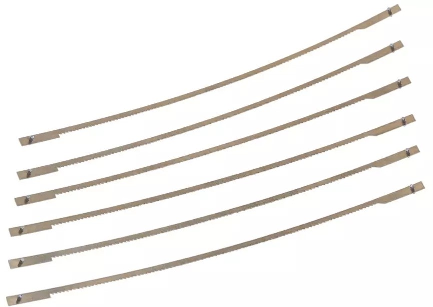 Holzstar 715911661 Figuurzaagblad 127x6mm 12TPI metaal 6 stuks