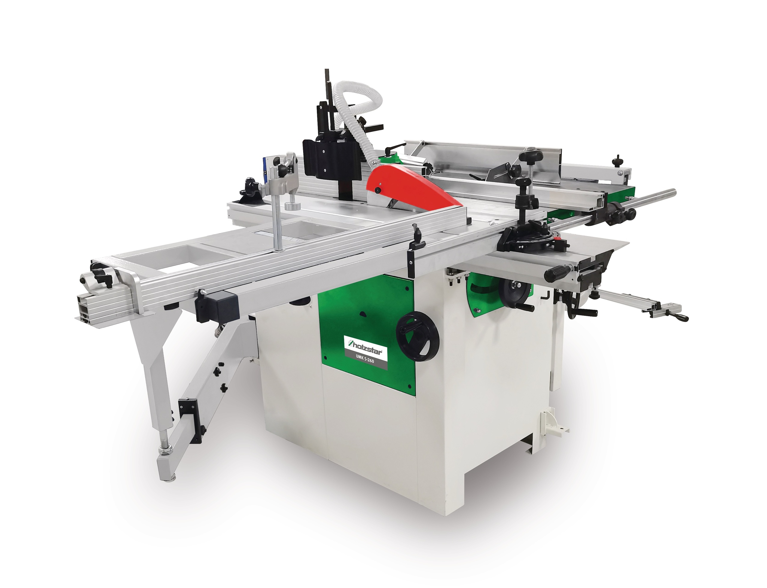 Holzstar 715946026 UMK5-260 400V Combi zaag-schaaf-vandikte boormach. UMK5-260 400V