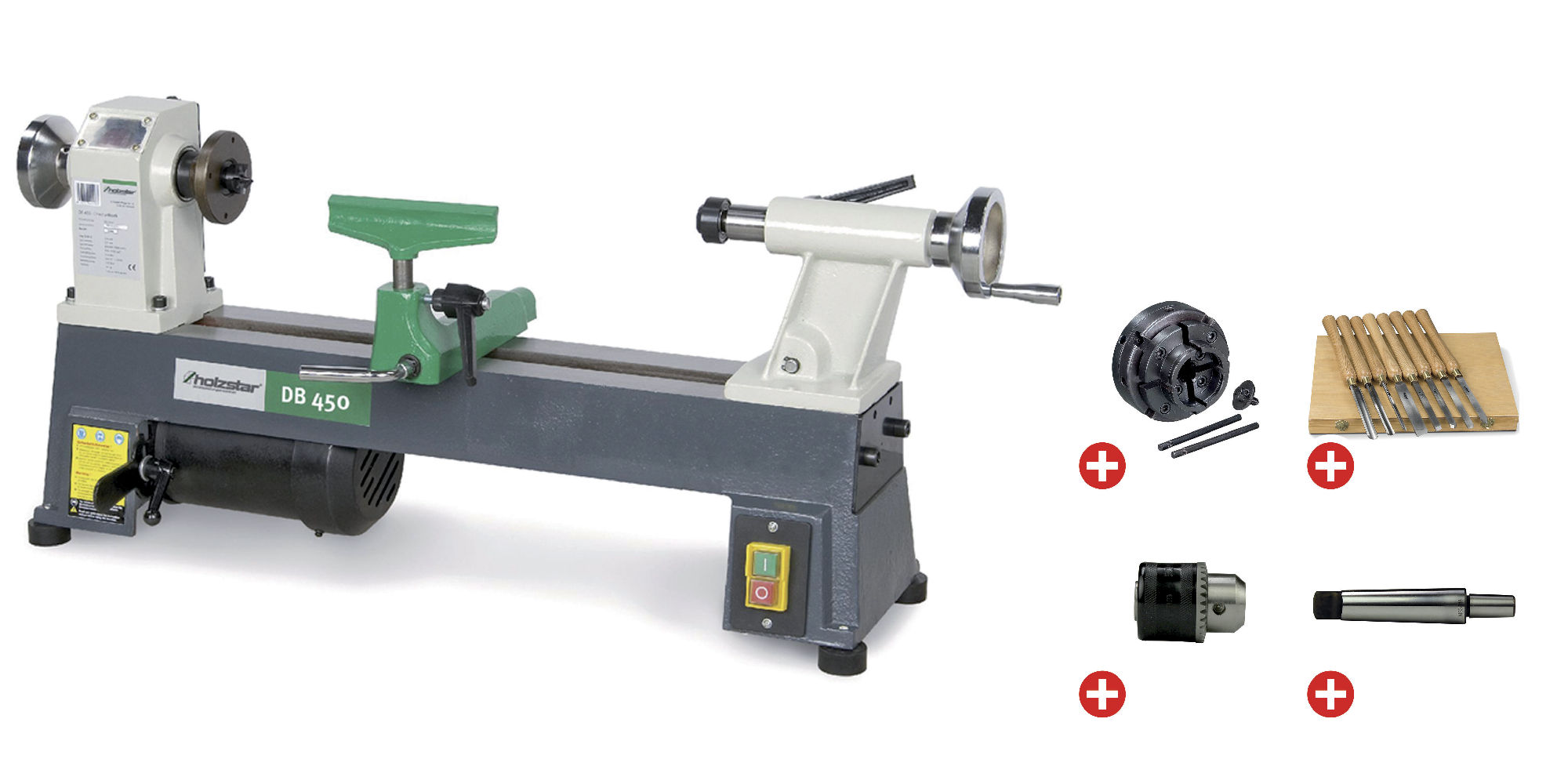 Holzstar 795920450 DB450 PACK Pack houtdraaibank DB450
