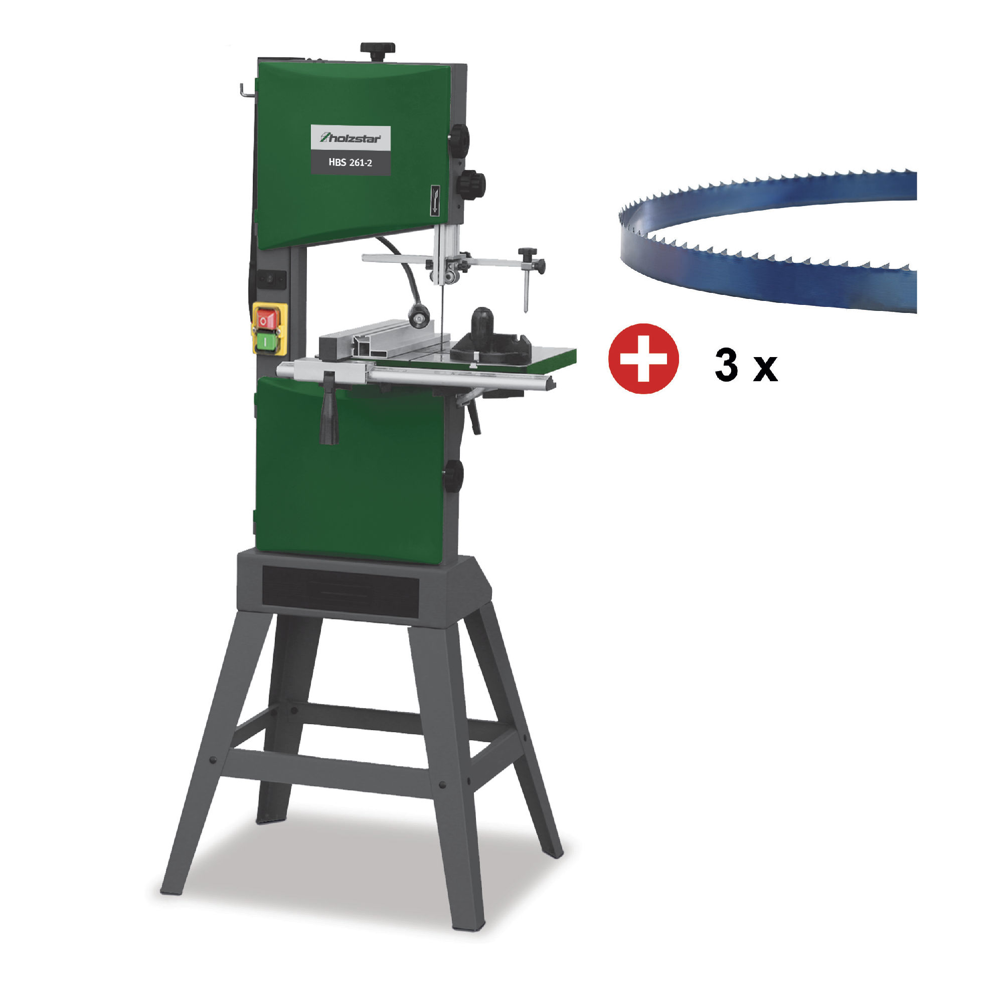 Holzstar 7159024261 HBS261-2 PACK Lintzaagmachine 375 Watt