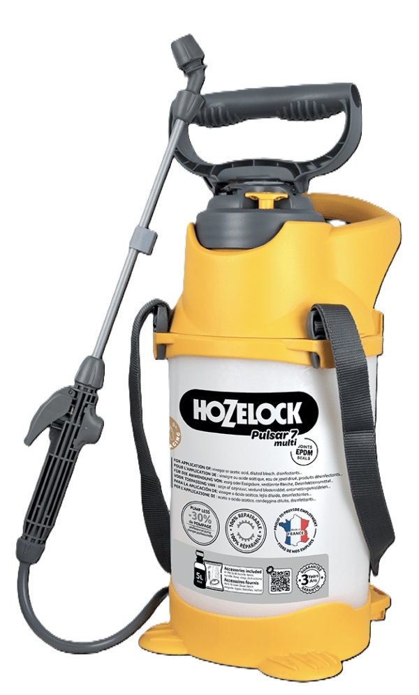 Hozelock 100-101-298 Drukspuit PULSAR Multi 7 liter (EPDM)