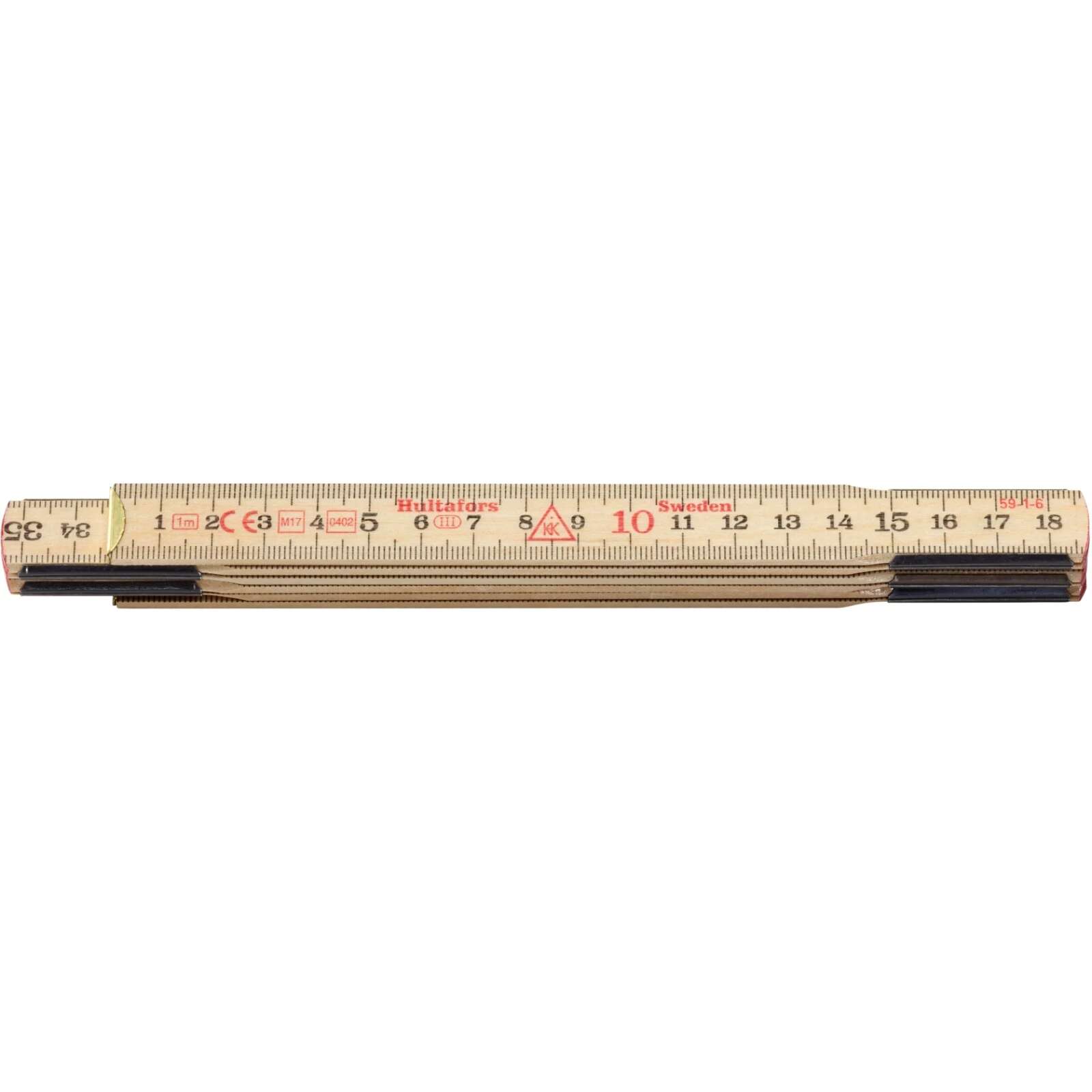 Hultafors HU100204 Duimstok 59 Lengte 1 m - 6-delig