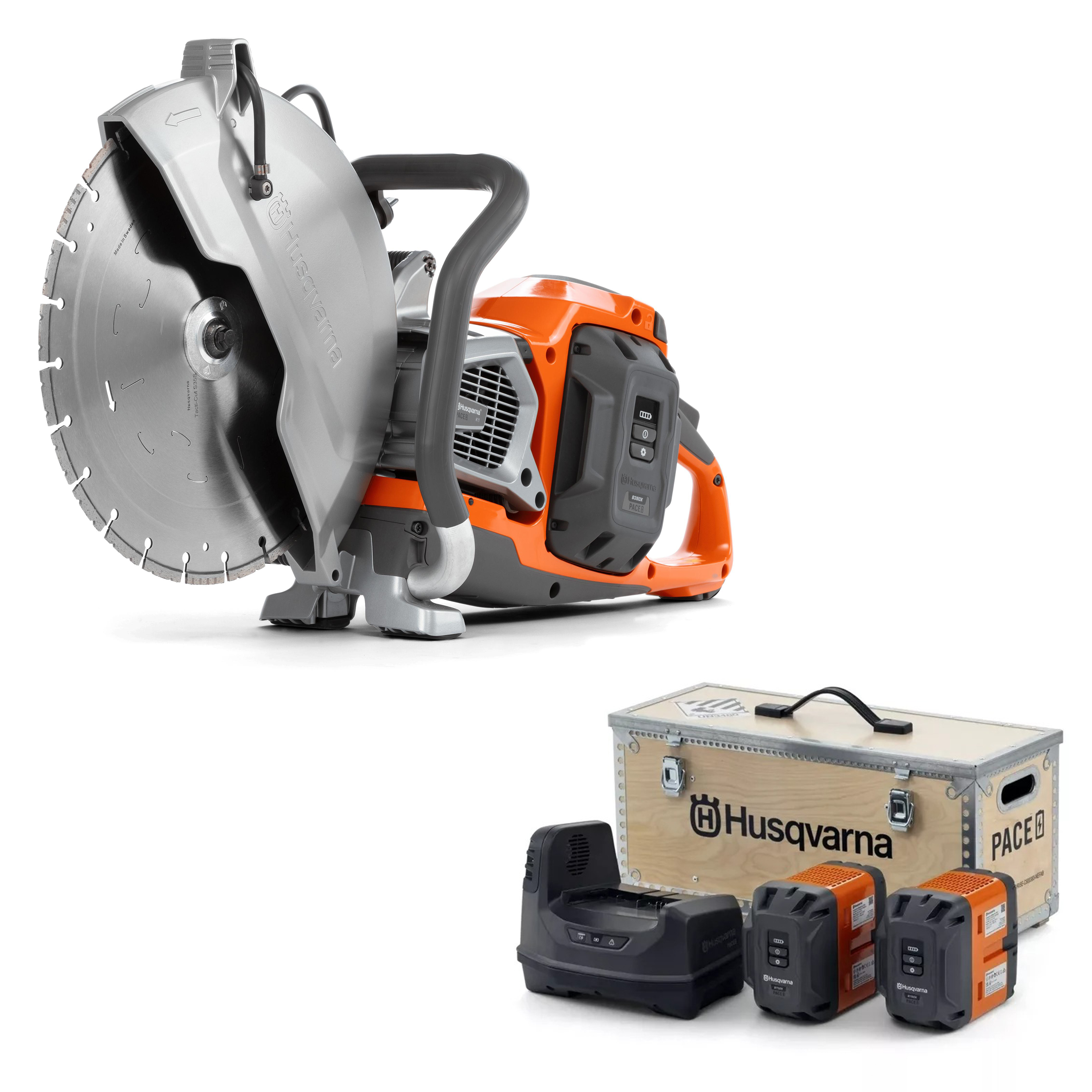 Husqvarna 970519201KIT K1 PACE Accu Doorslijper Kit: 2 x B750X & C1800X 350mm
