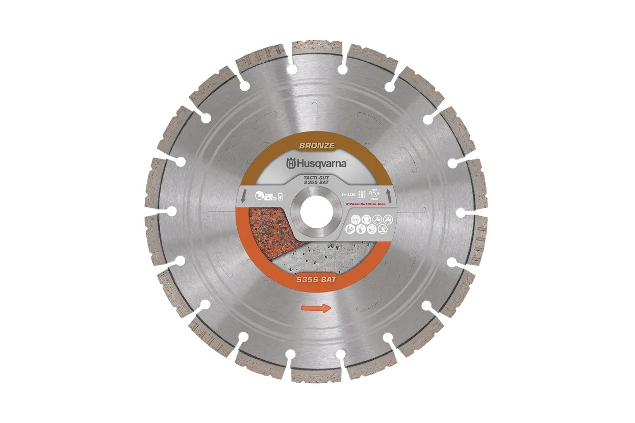 Husqvarna 536588402 TACTI-CUT S35S BAT Diamantzaag 250mm