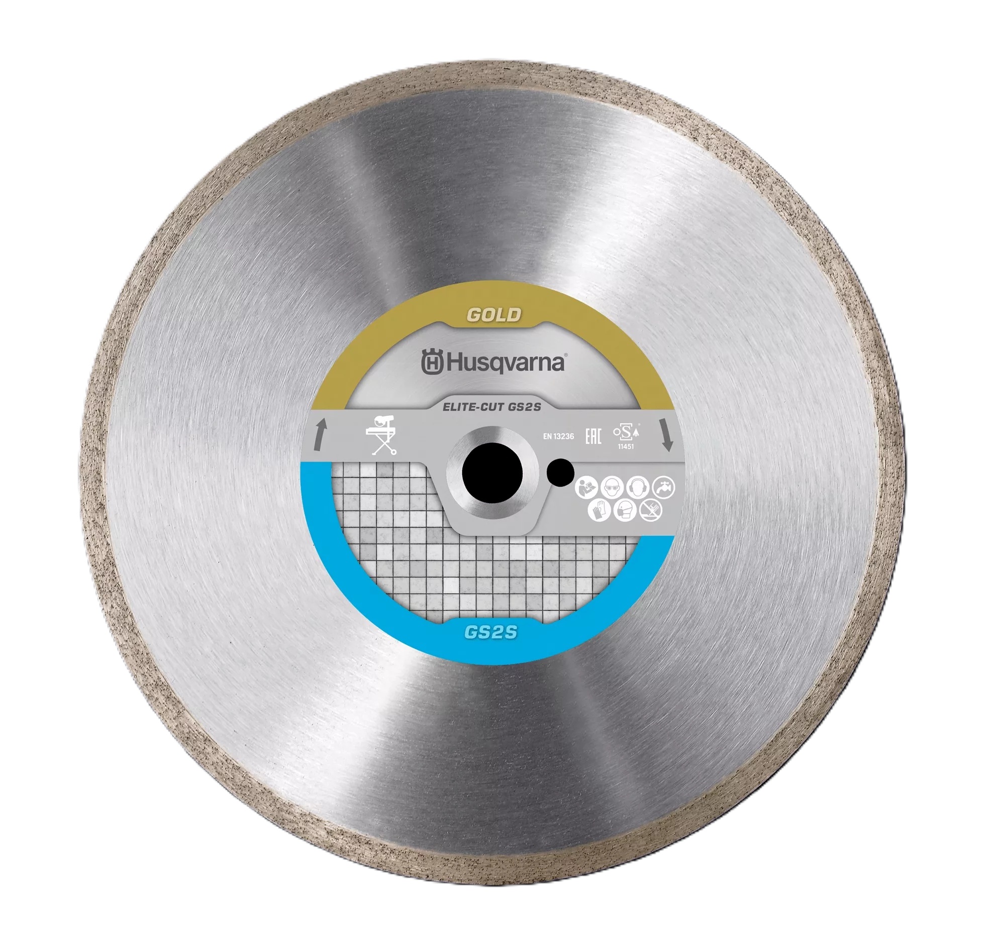 Husqvarna 579803480 ELITE-CUT GS2S Diamantzaagblad Tegels 230x25.4mm