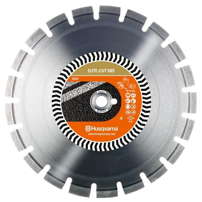 Husqvarna 579812010 Elite-Cut S85 Asfalt 300 x 20,0/25,4 mm Nat en Droog