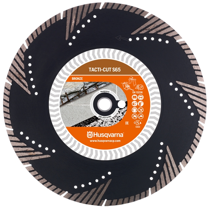 Husqvarna 579816510 Tacti-Cut S65 Abrasief 300 x 25,4 mm Nat en Droog
