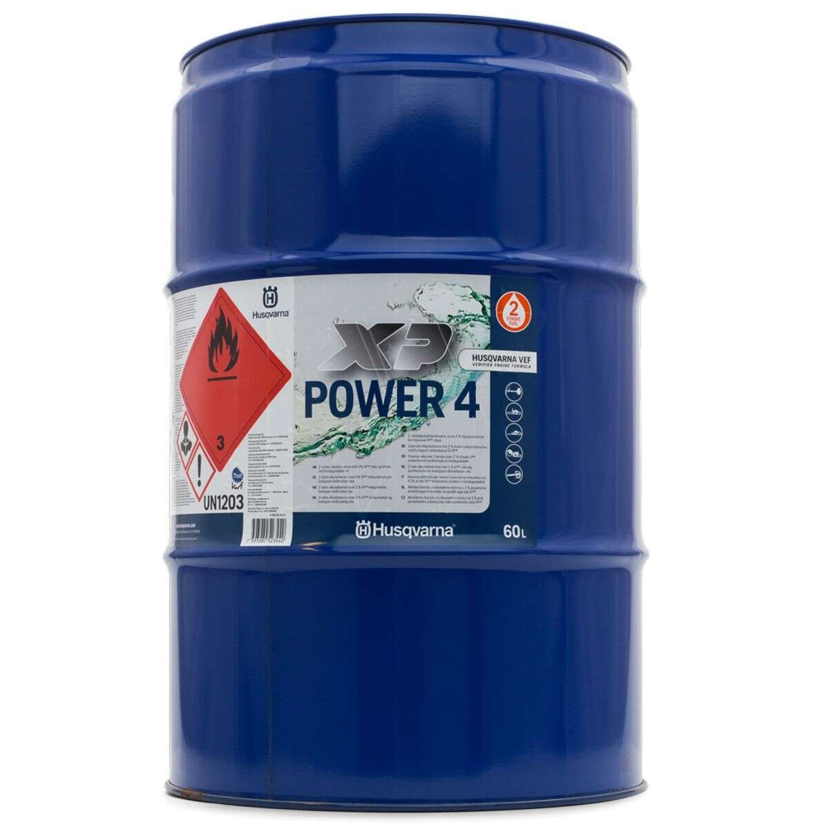 Husqvarna 589227930 FUEL 4T Power 4 4-takt Brandstof alkylaatbenzine 60 l