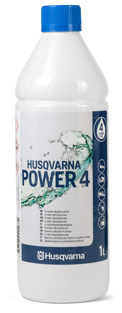 Husqvarna 589227901 FUEL 4T Power 4 4-takt Brandstof alkylaatbenzine 1 l fles