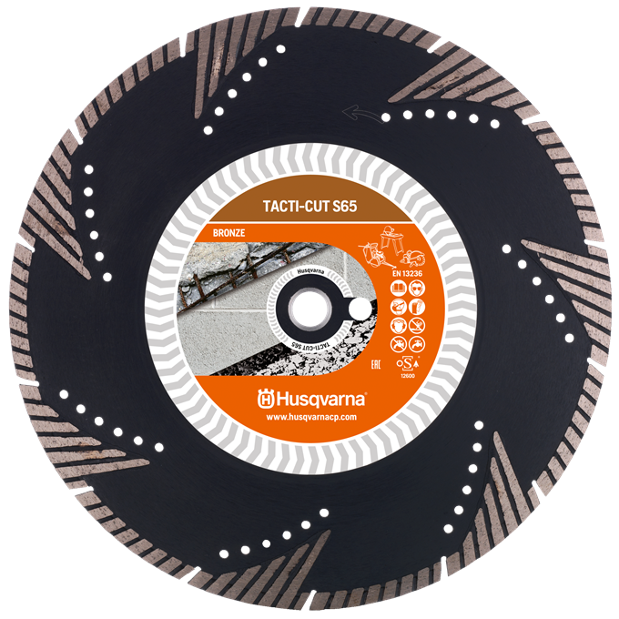 Husqvarna 579816520 Tacti-Cut S65 Abrasief 350 x 25.4 mm Nat en Droog