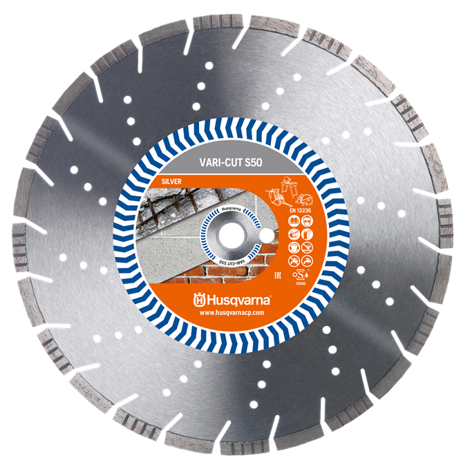 Husqvarna 586595501 Vari-Cut S50 Universeel 300 x 25,4/20 mm Nat en Droog