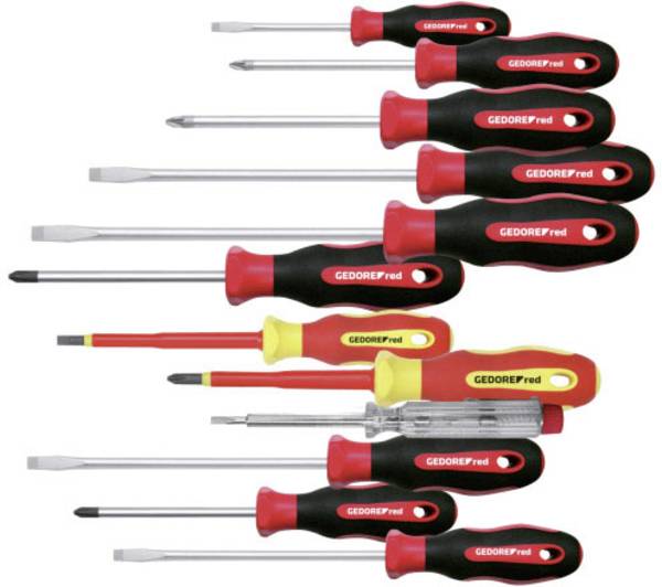 Gedore RED 3301273 R38002012 Schroevendraaierset XXL 12-Delig