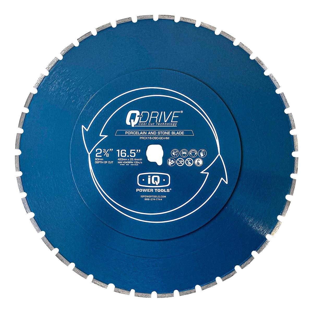 iQ Power Tools PRCX16-090-QD-HM Q-Drive Diamant zaagblad 420mm Porselein en Graniet