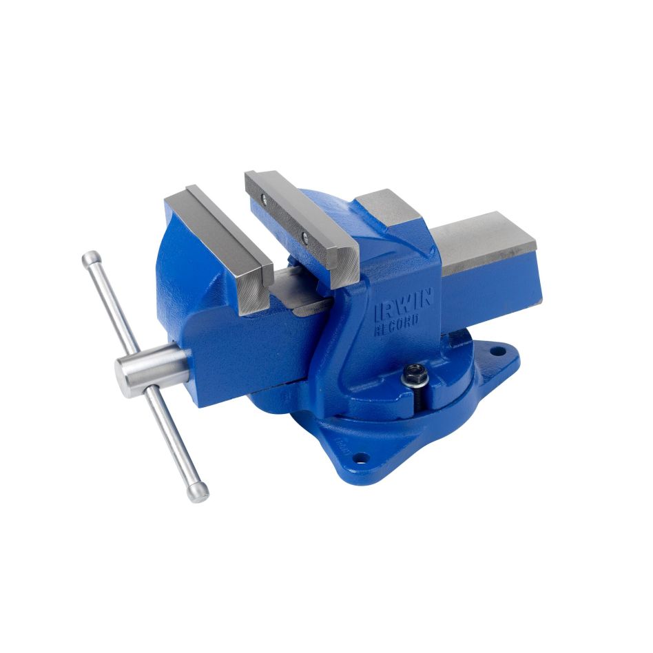Irwin T6TON6VS Werkplaatsbankschroef met aambeeld, draaiplateau, 6"/150 mm