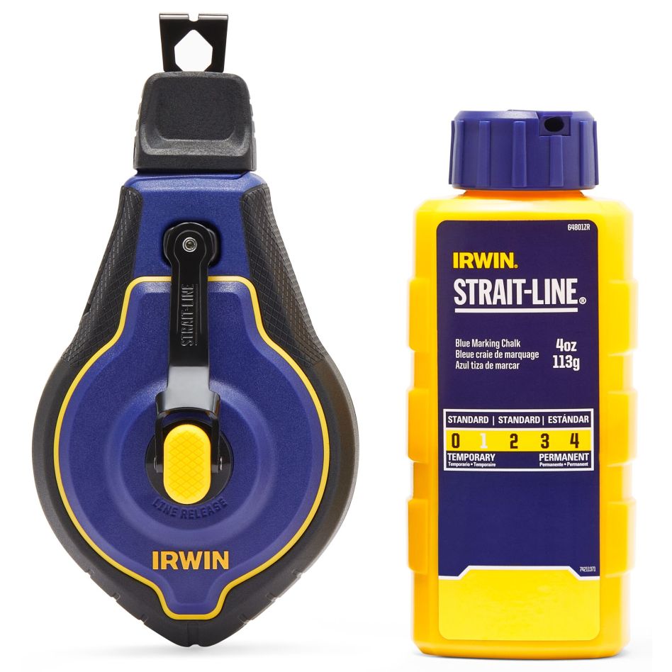 Irwin IWHT48443BC-0 SPEEDLINE PRO Slaglijnmolen 30m + blauwe kalk 113g