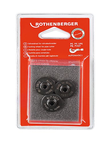 Rothenberger Accessoires 070028D  Snijwiel voor TC 42 PRO PVC, 3 stuks