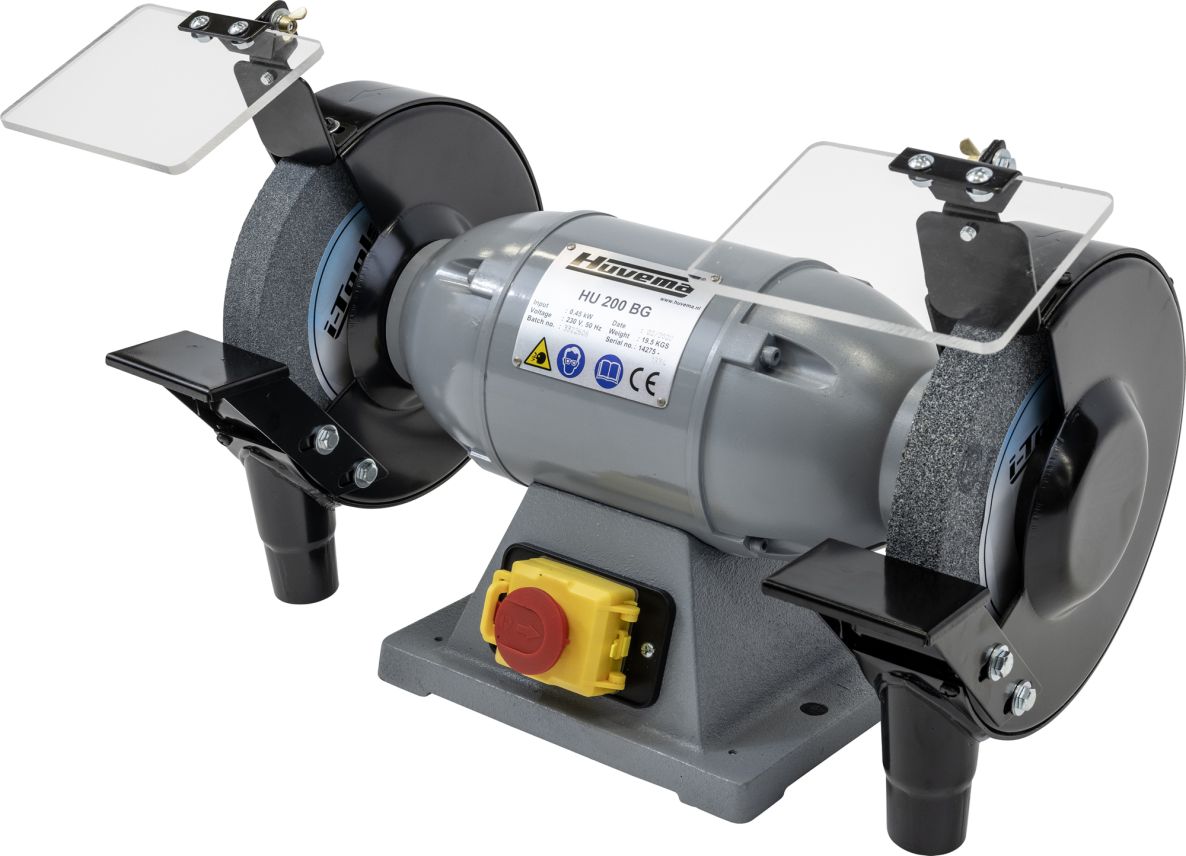 Huvema 14280 Dubbele werkbankslijpmachine 200mm Ø HU 200 BG-4 Topline