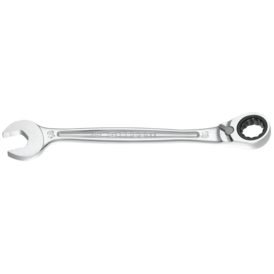 Facom 467B.15 Ultra grip Ringratel-steeksleutel 15 mm metrische maten Lengte 199 mm