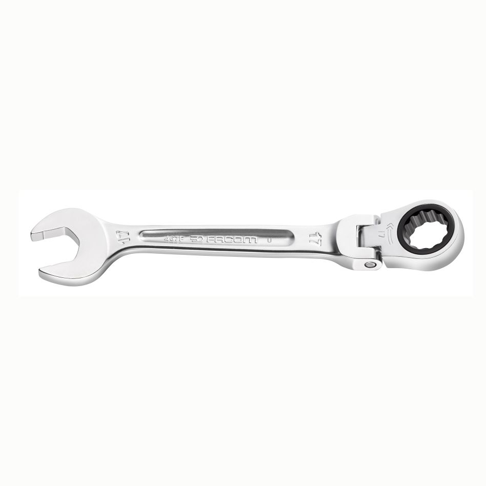 Facom 467BF.16 Scharnierende anti-slip steekringratelsleutel 16 mm metrische maten