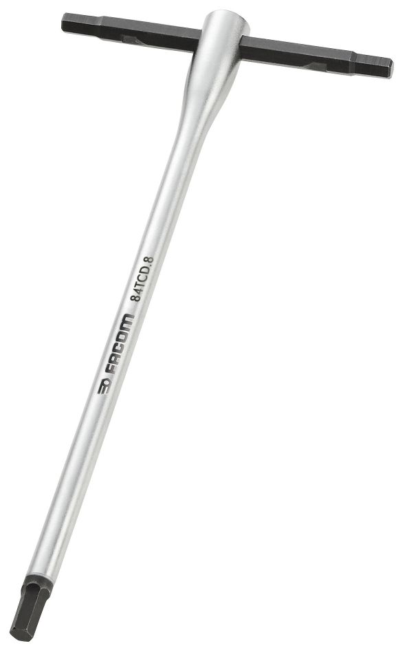 Facom 84TCD.8 T-inbussleutel 6-kant metrisch met verschuifbare dwarsstang 250 mm